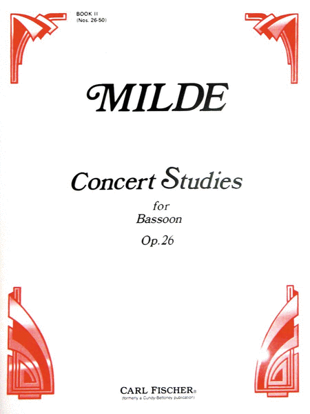 Ludwig Milde
: Concert Studies for Bassoon, Op.26-Bk. II