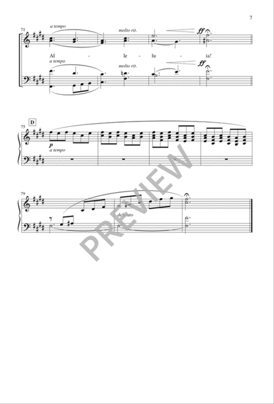 Springs of Water 4-Part scores gallery preview page 8