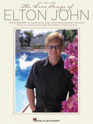 Book cover for The Love Songs of Elton John