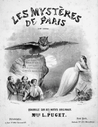 Les Mysteries de Paris. Quadrille sur des motifs originaux