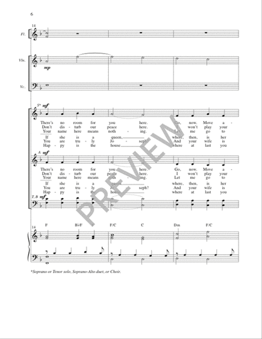 Posada - Full Score and Parts 4-Part scores gallery preview page 5