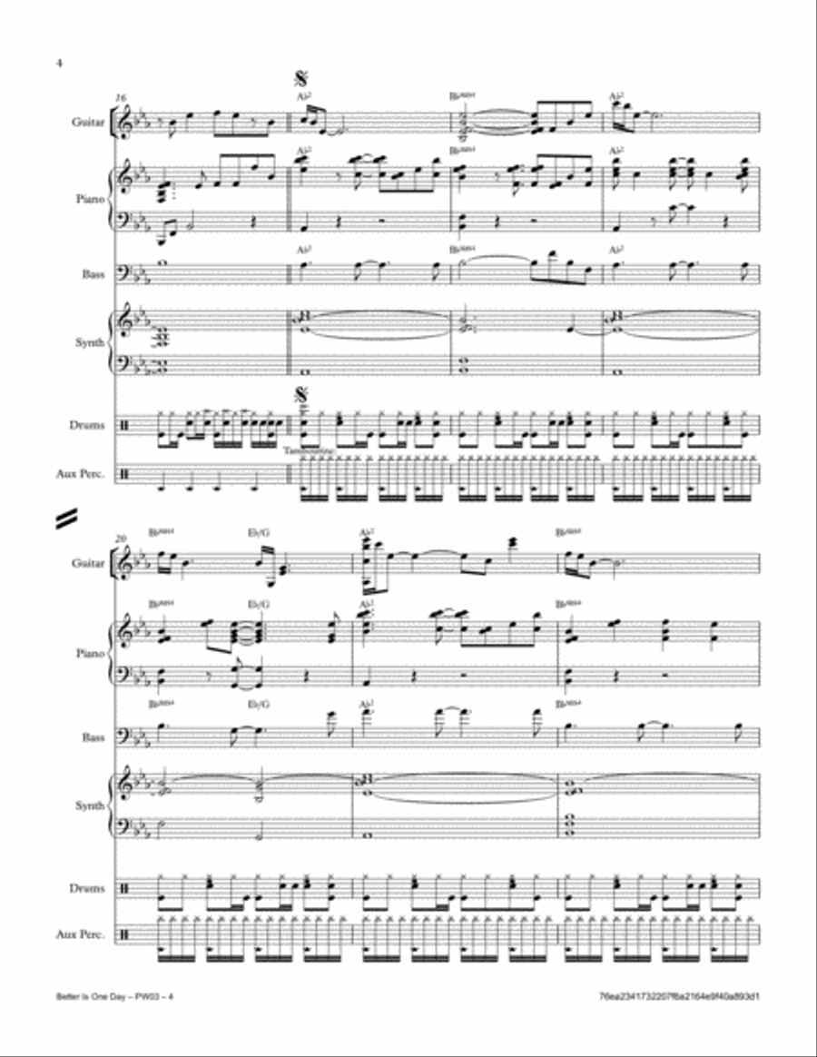 Better Is One Day Small Ensemble scores gallery preview page 4