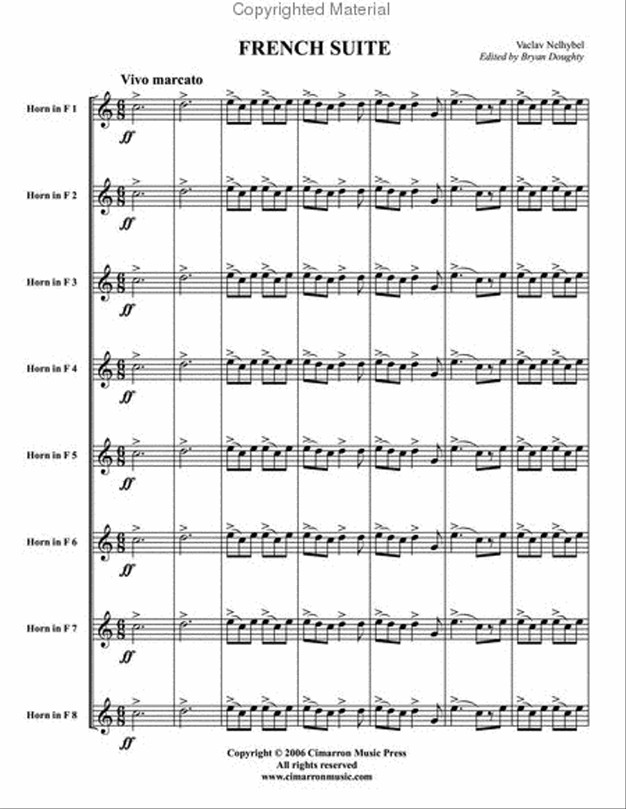 French Suite French Suite Large Ensemble scores gallery preview page 2