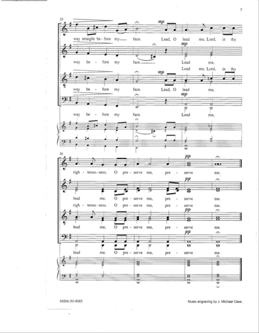 Preserve Me, O Lord Preserve Me, O Lord Divisi scores gallery preview page 4