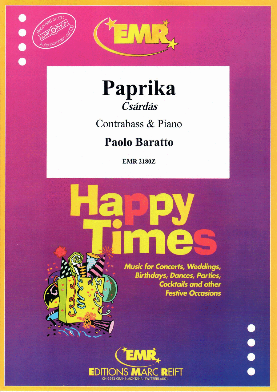 Paprika Double Bass scores gallery preview page 1