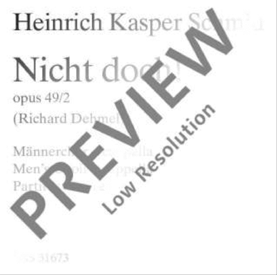 Drei Männerchöre Men's Choir scores gallery preview page 2