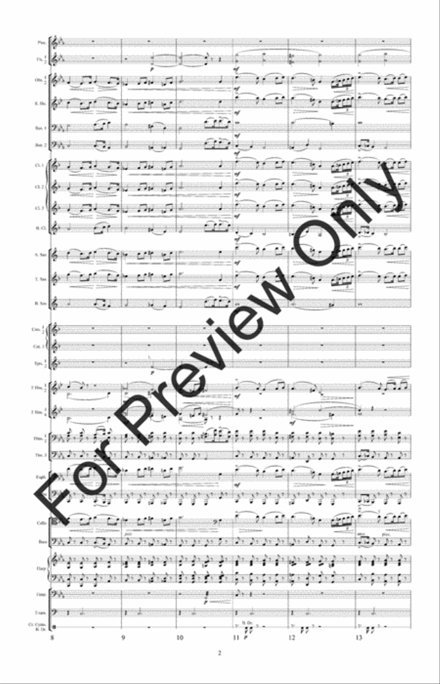 In Memoriam In Memoriam Concert Band scores gallery preview page 5