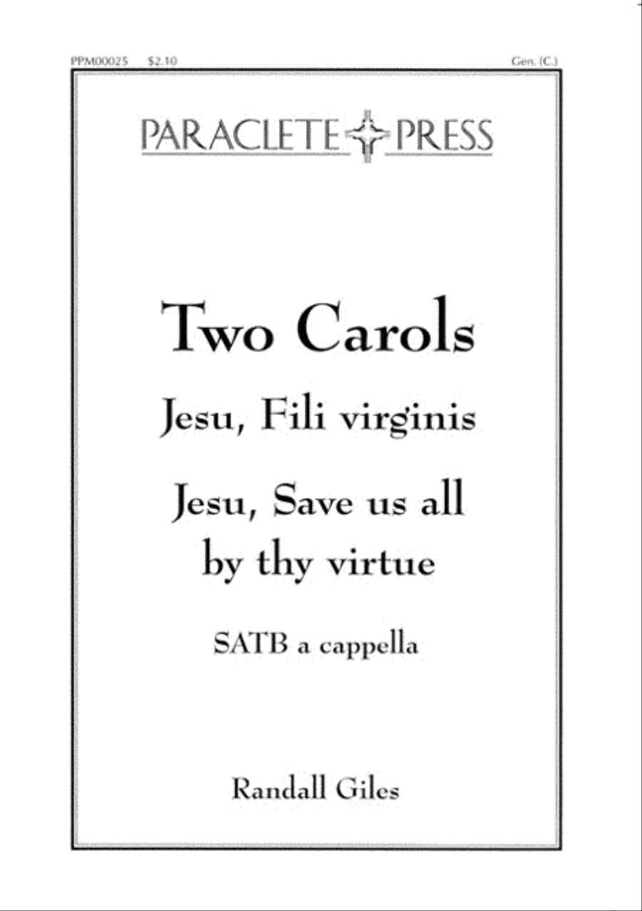 Two Carols Two Carols SSATB scores gallery preview page 1
