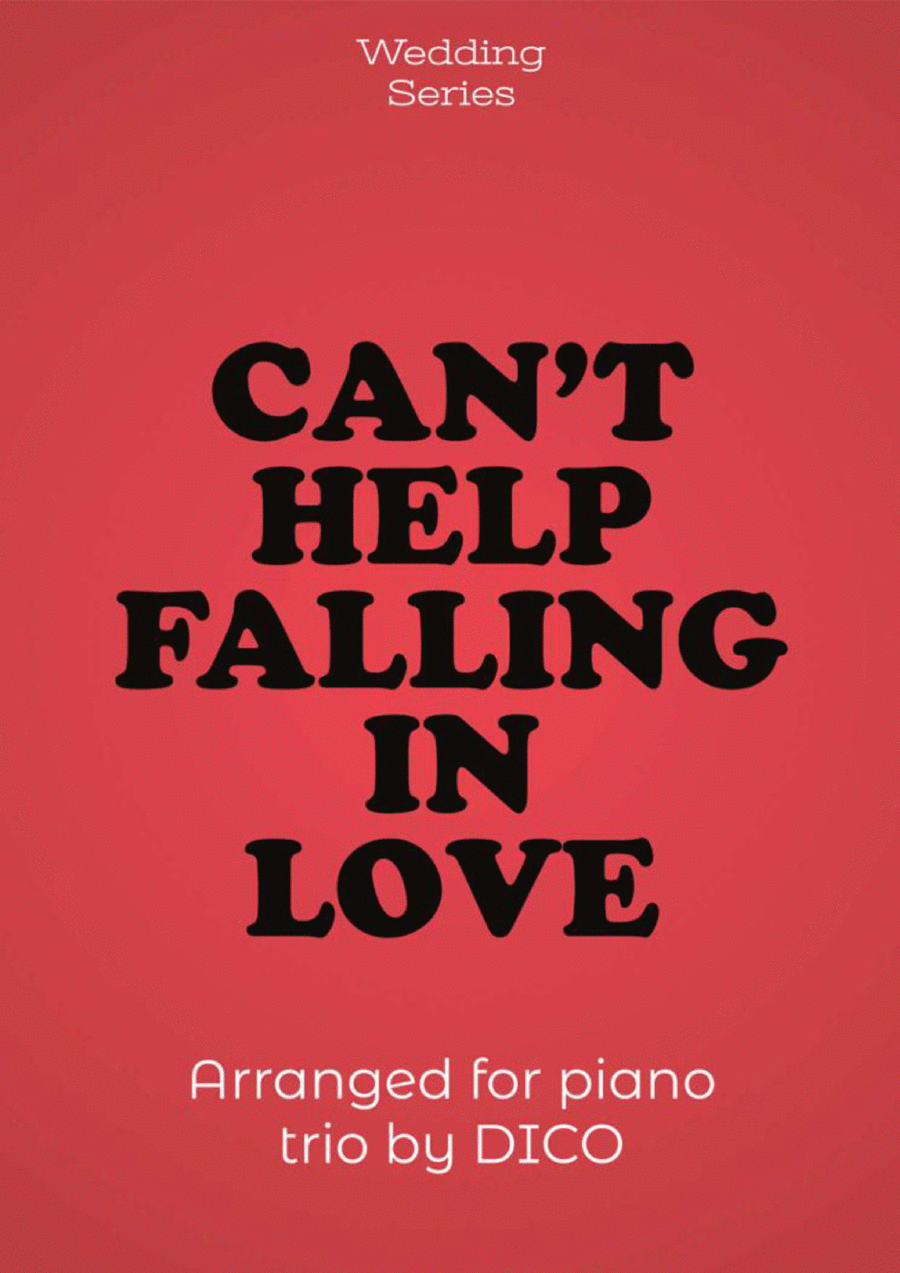 Can't Help Falling In Love Piano Trio scores gallery preview page 1