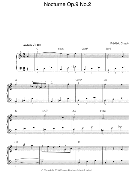 Nocturne in Eb Major, Op. 9, No. 2