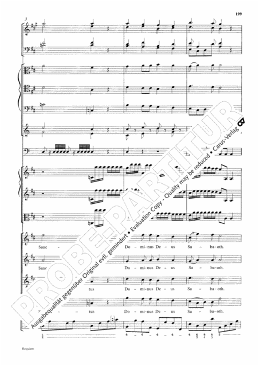 Requiem Requiem 4-Part scores gallery preview page 206