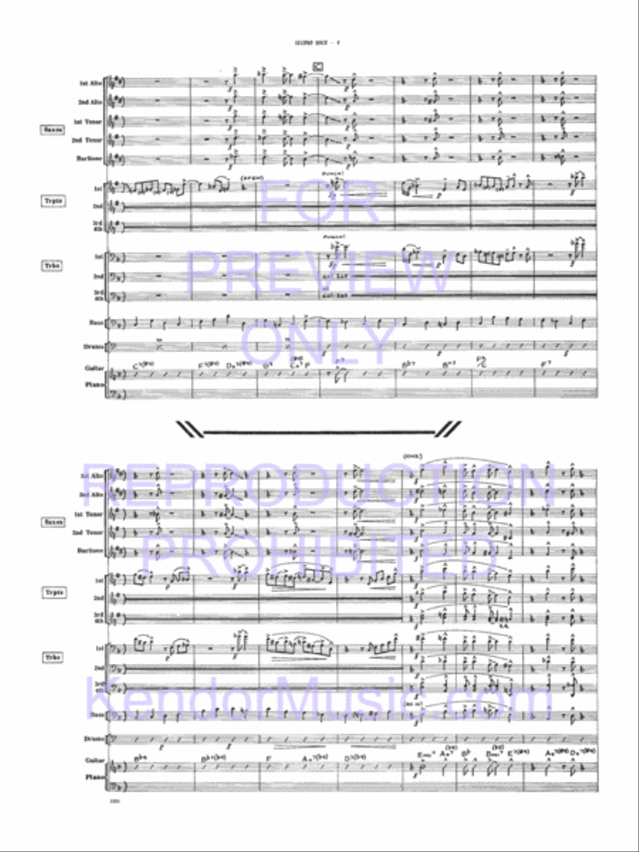 Second Race Jazz Ensemble scores gallery preview page 5