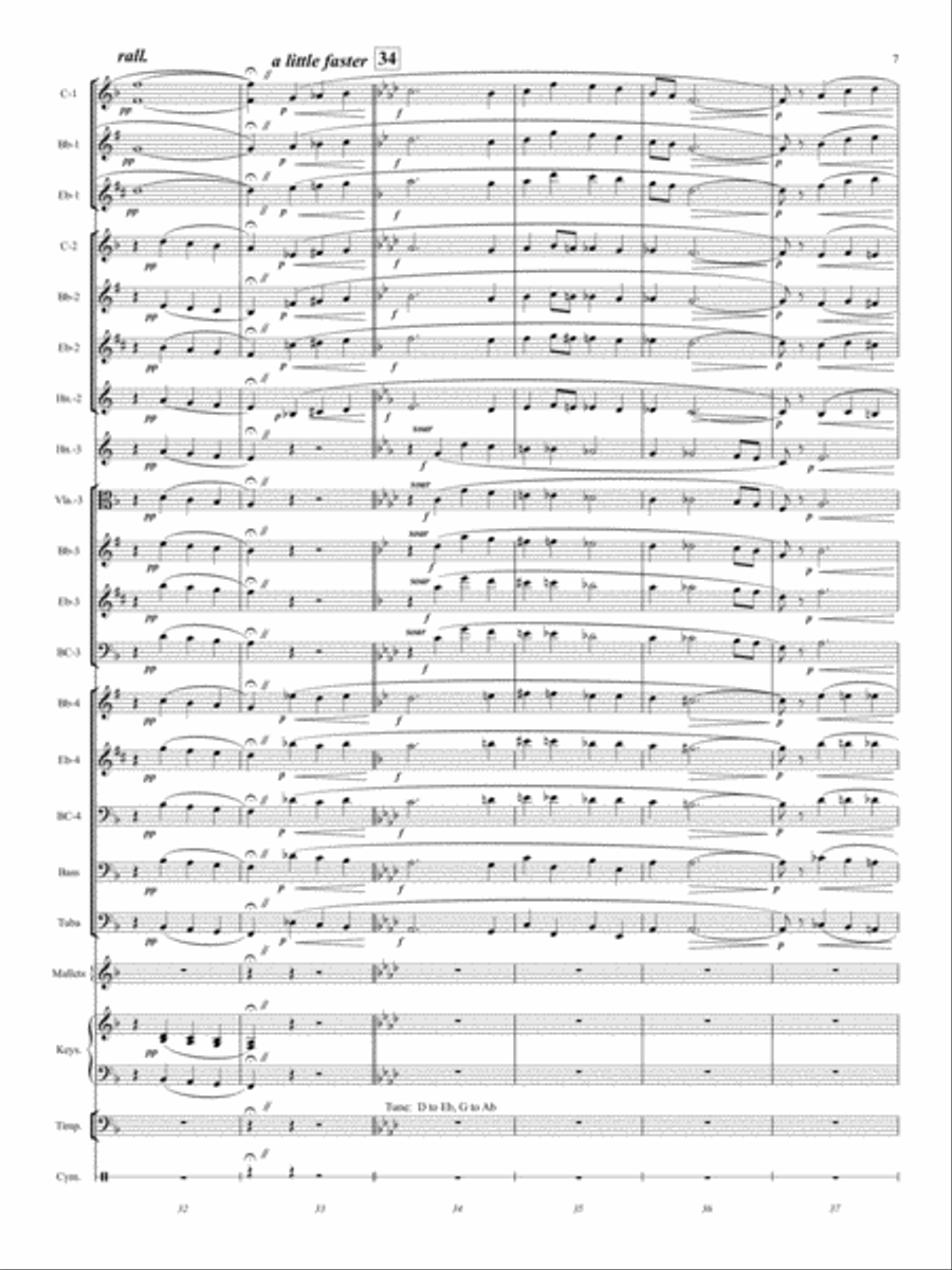 Danny Boy Danny Boy Concert Band scores gallery preview page 7