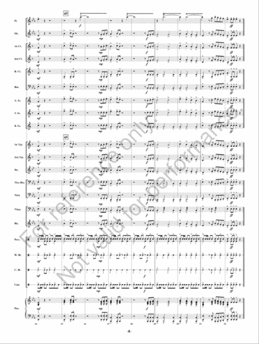 Pajaritos Pajaritos Concert Band scores gallery preview page 9
