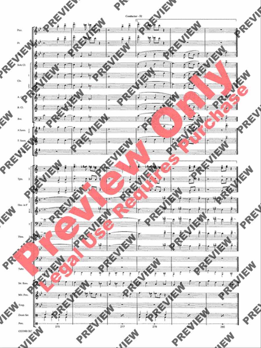 In the Miller Mood Concert Band scores gallery preview page 55