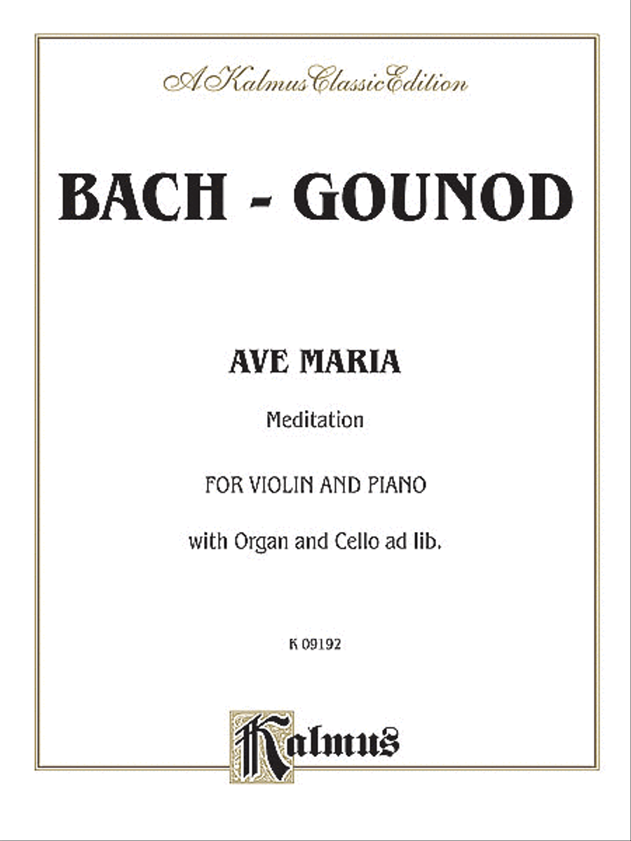 Ave Maria (Meditation) Small Ensemble scores gallery preview page 1
