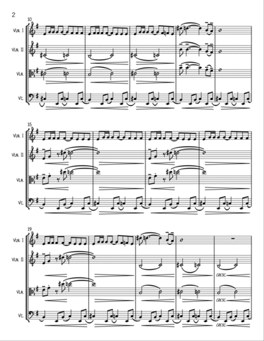 James Bond Theme String Trio scores gallery preview page 2