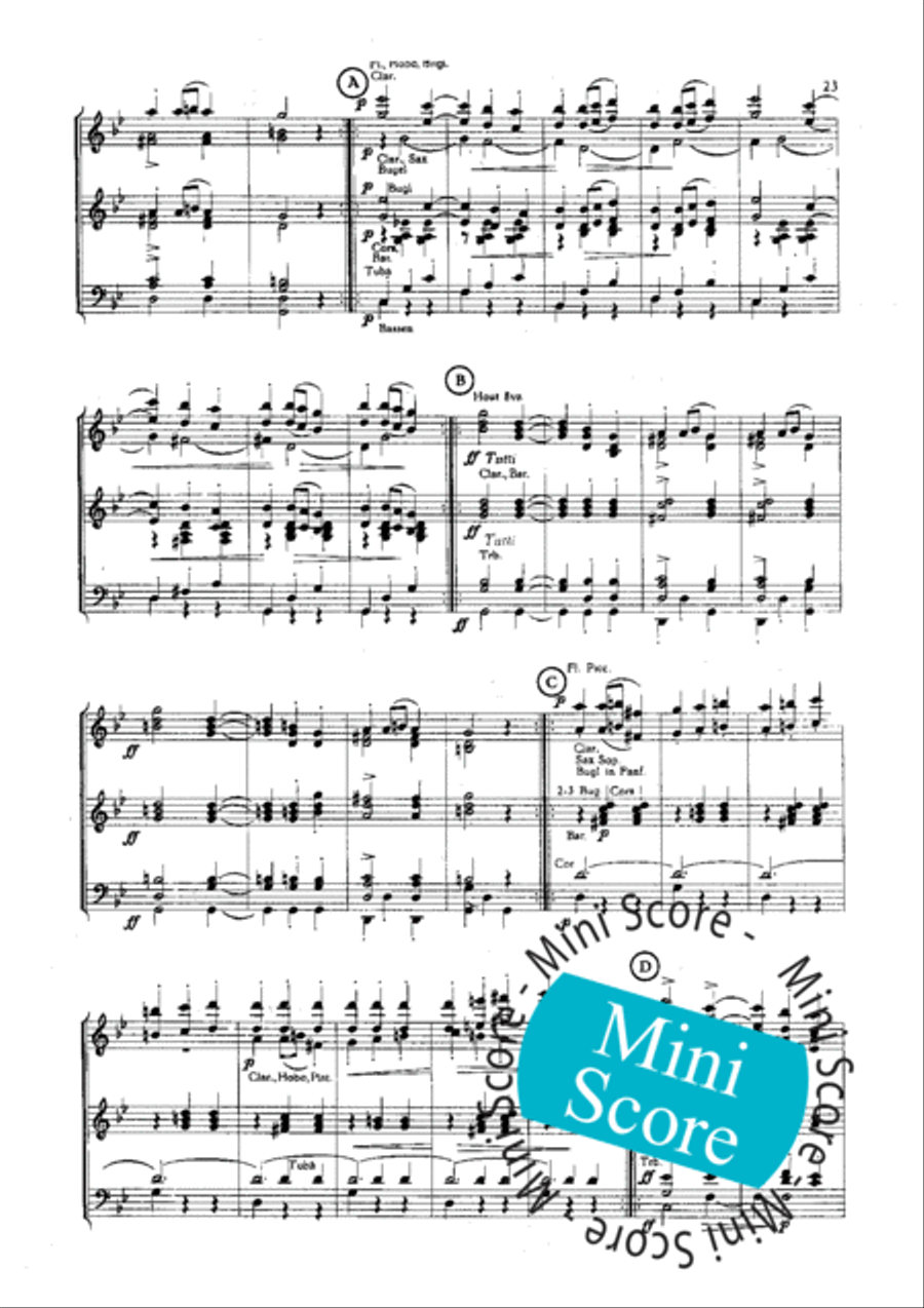 Slavische Dansen No 1,6 en 8 Concert Band scores gallery preview page 25