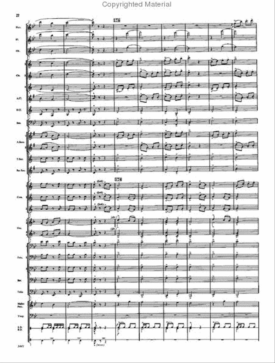 Centuria Concert Band scores gallery preview page 21