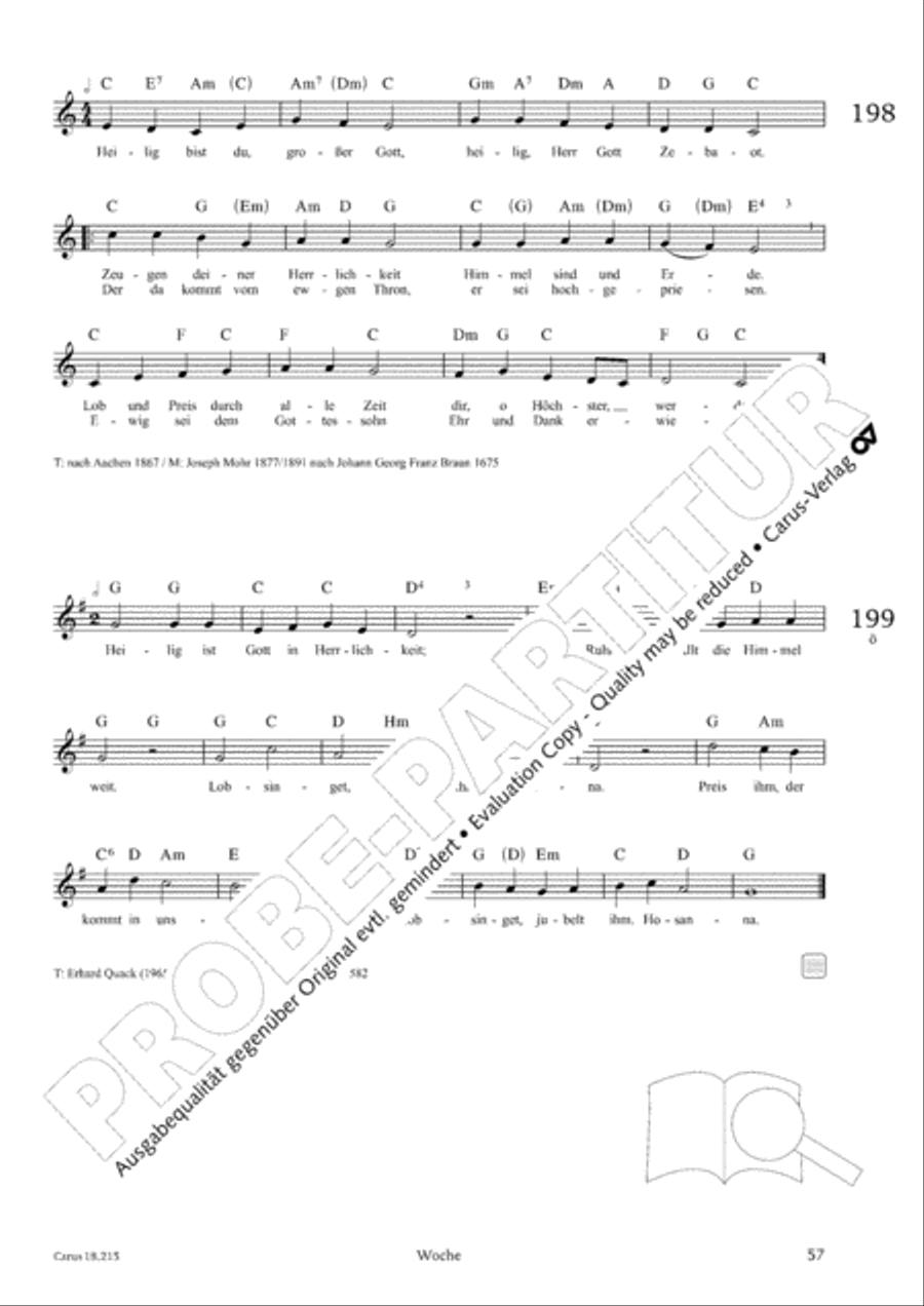 Gitarrenbuch zum Gotteslob Guitar scores gallery preview page 55