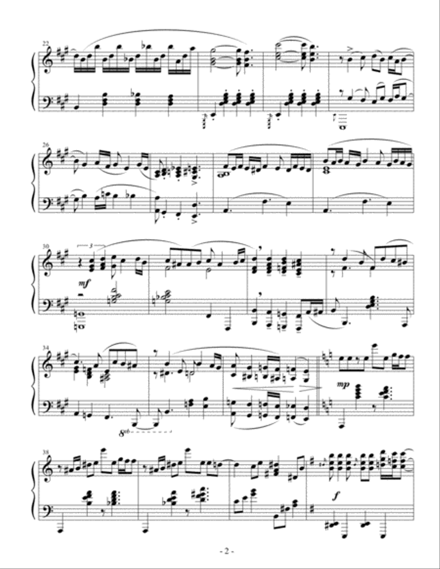 Melodía de Arrabal - Tango Piano Piano Solo scores gallery preview page 2
