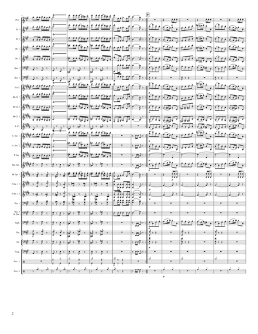 March of Les Toreadores March of Les Toreadores Concert Band scores gallery preview page 2