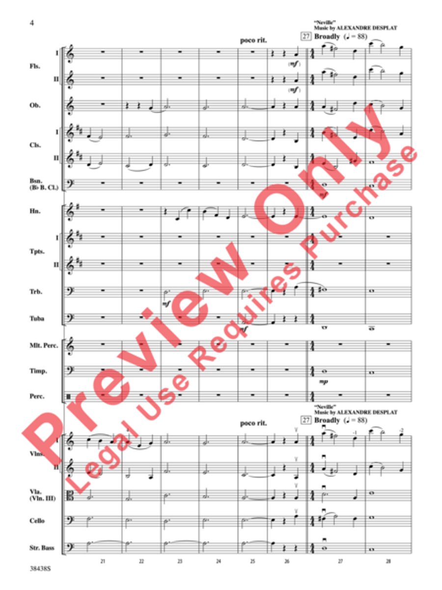Harry Potter and the Deathly Hallows, Part 2, Selections from Full Orchestra scores gallery preview page 5