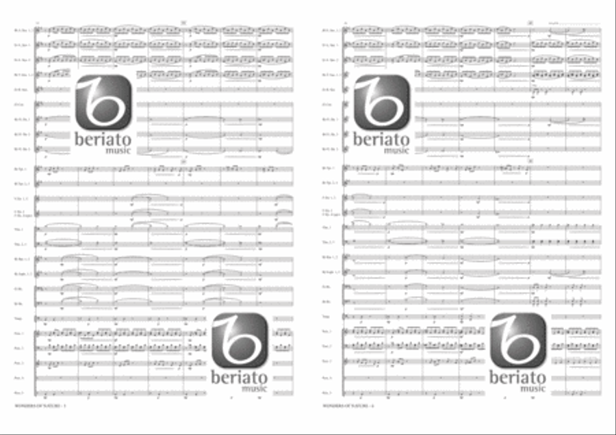 Wonders of Nature Fanfare Band scores gallery preview page 4
