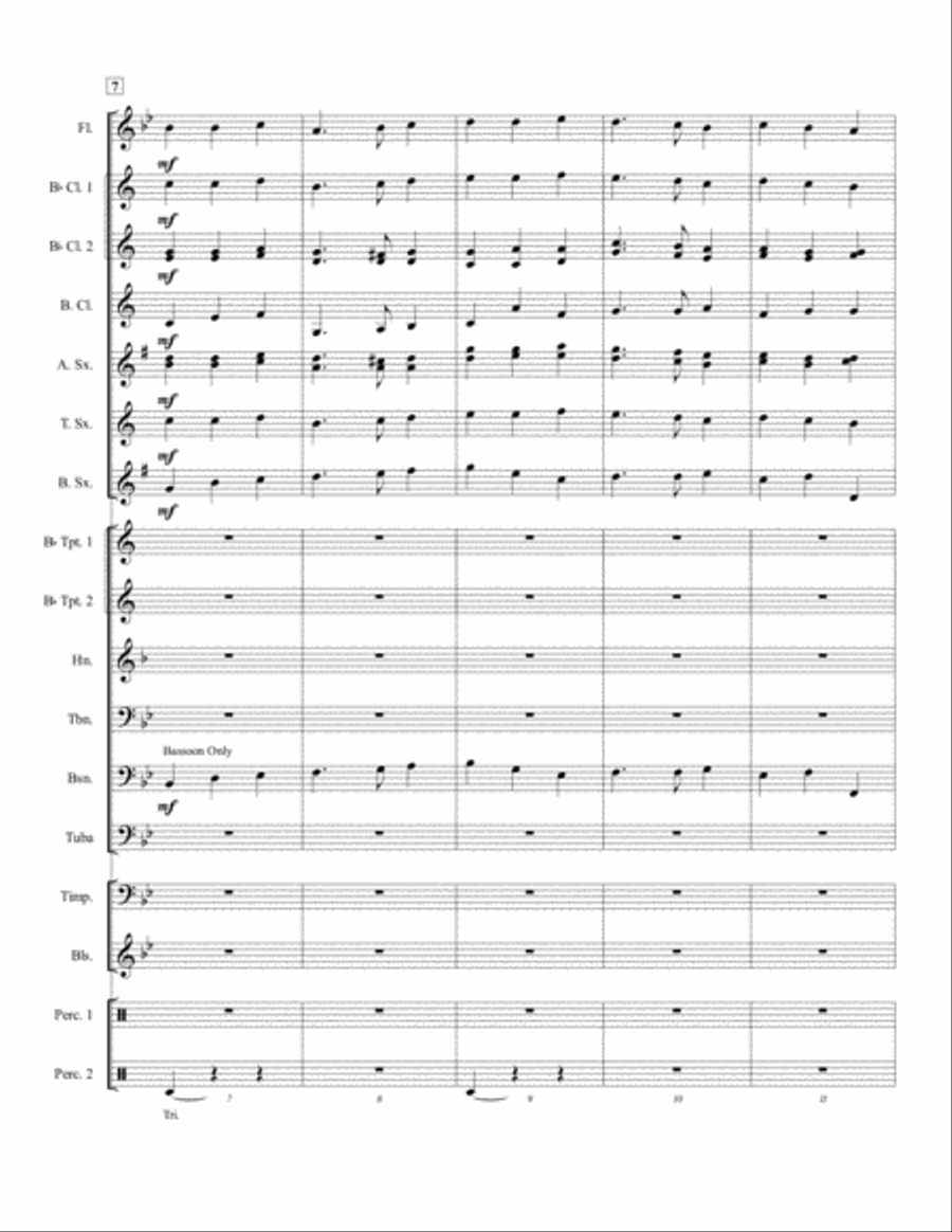 God Save the Queen (My Country Tis of Thee) Concert Band scores gallery preview page 4