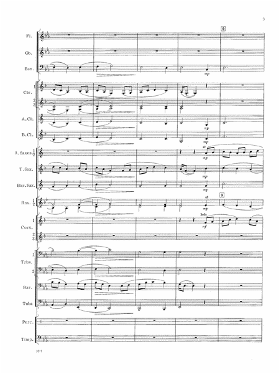 Greenwillow Portrait: Score Concert Band scores gallery preview page 3