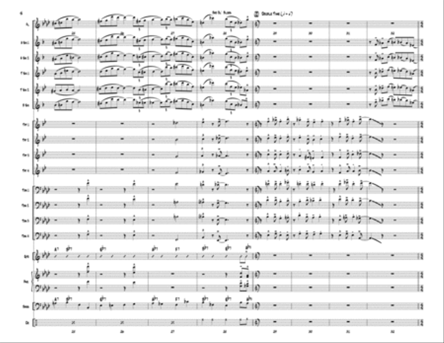 Bad Ol' Blues Jazz Ensemble scores gallery preview page 6