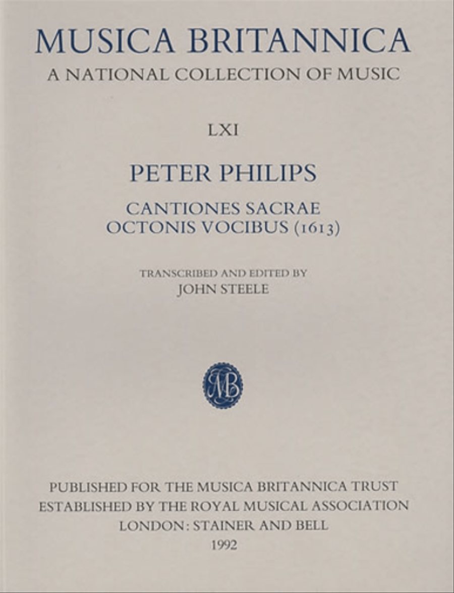Cantiones Sacrae Octonis Vocibus (1613) Score scores gallery preview page 1