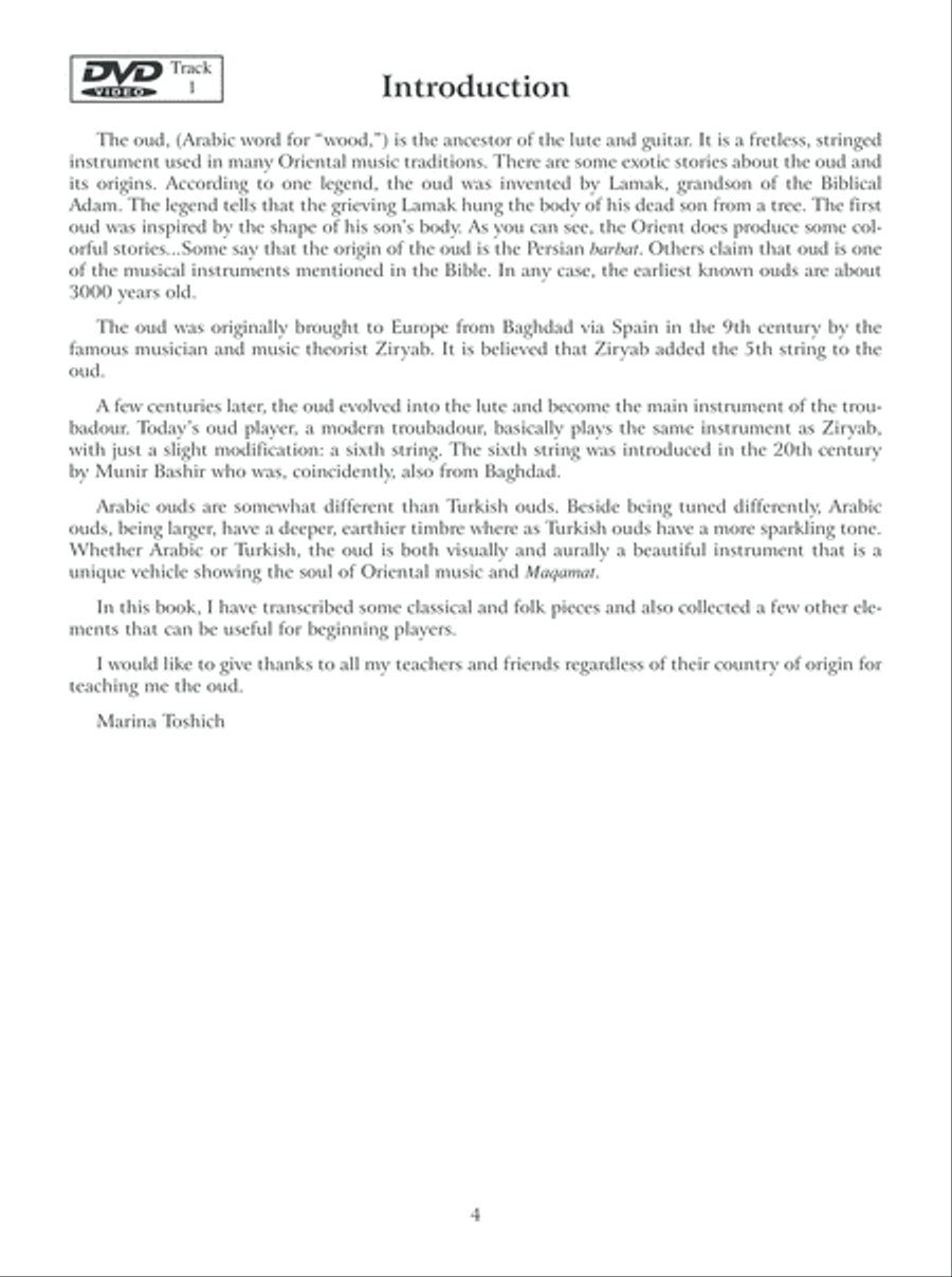 Basics of Oud DVD, VHS & More scores gallery preview page 5