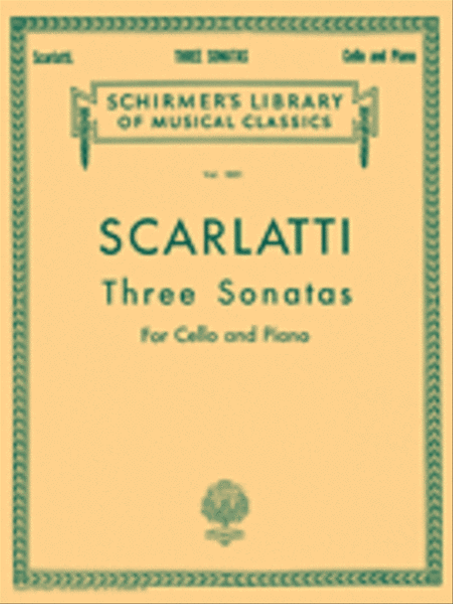 Three Sonatas Piano Accompaniment scores gallery preview page 1