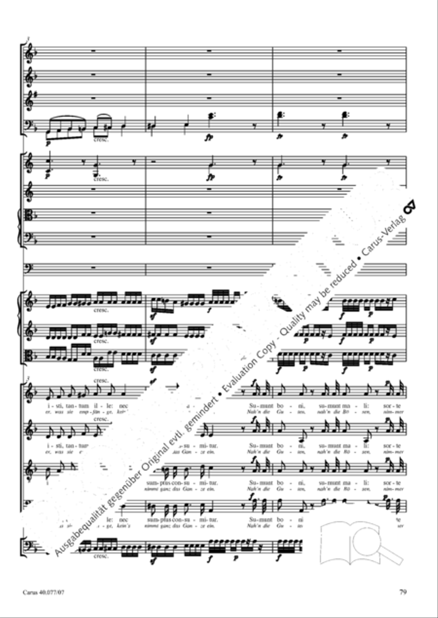 Lauda Sion 4-Part scores gallery preview page 92
