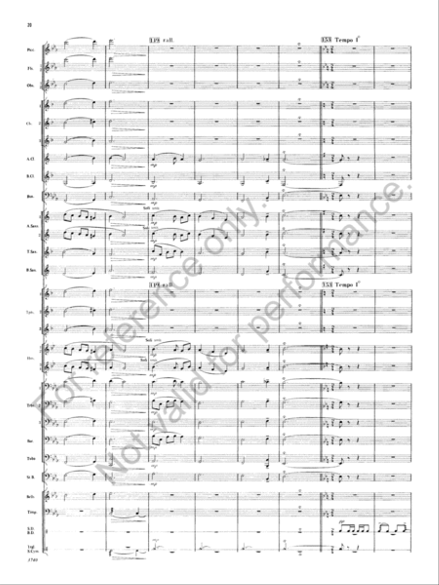 Rhapsodic Concertante Rhapsodic Concertante Concert Band scores gallery preview page 21