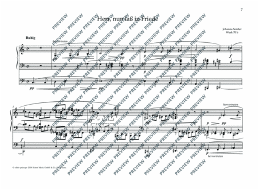10 Choral Preludes 10 Choral Preludes Organ scores gallery preview page 10