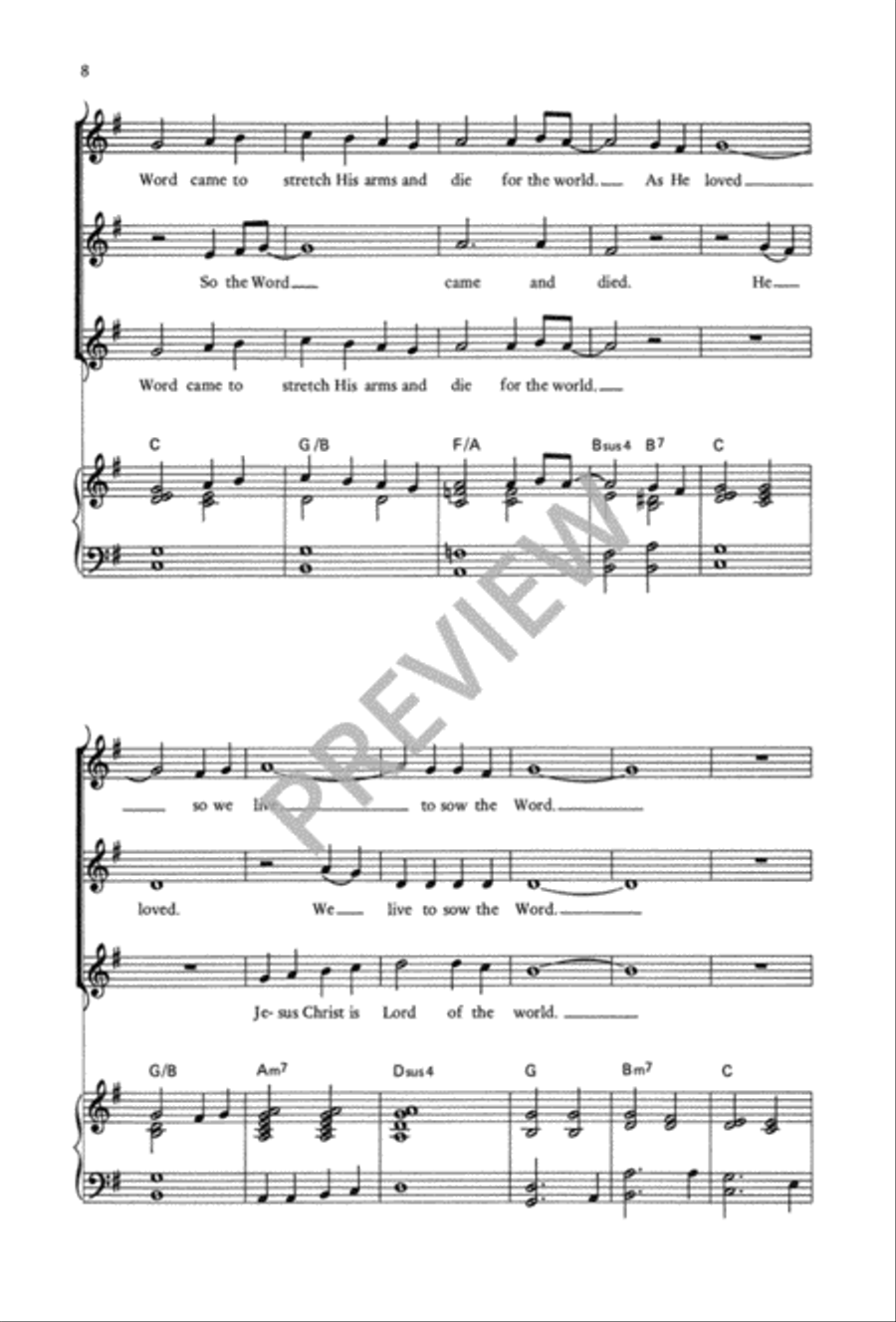 Sow the Word Sow the Word 3-Part scores gallery preview page 9