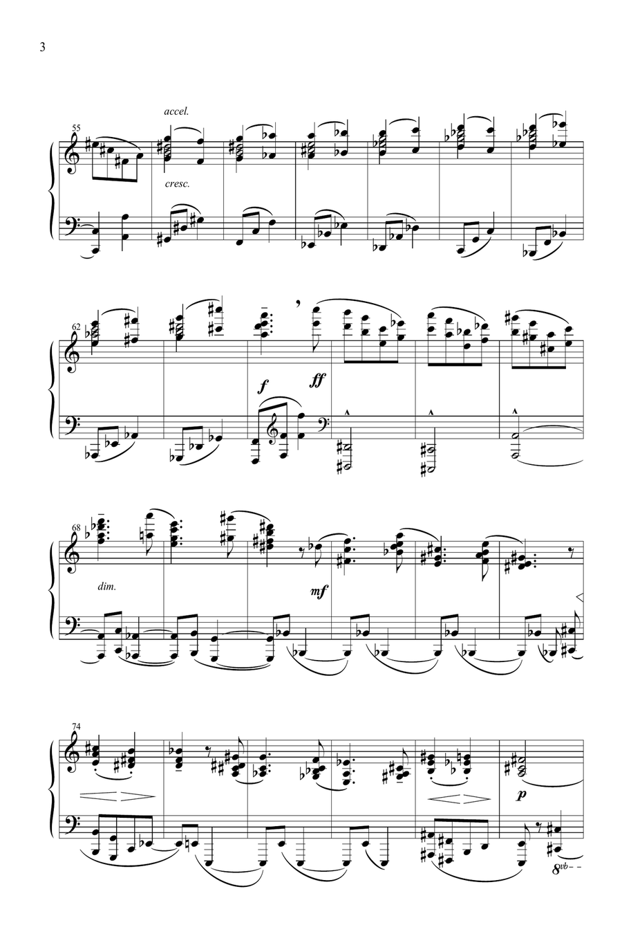 Four Interludes for Piano solo Chamber Music scores gallery preview page 4