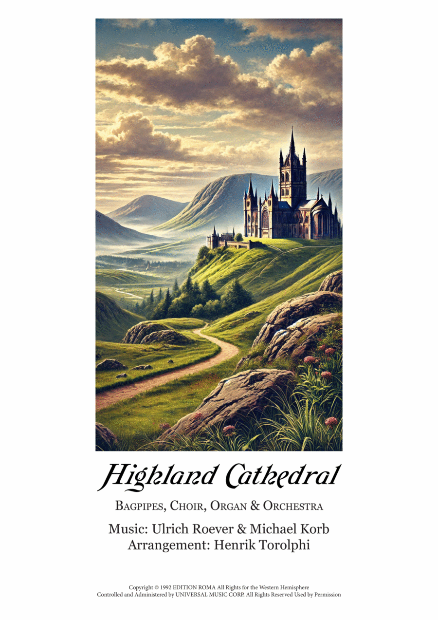 Highland Cathedral Full Orchestra scores gallery preview page 1