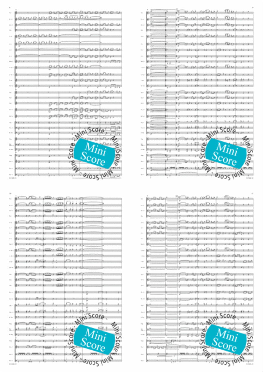 Menu Concert Band scores gallery preview page 5