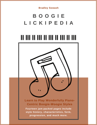Book cover for Boogie Lickipedia - Bradley Sowash
