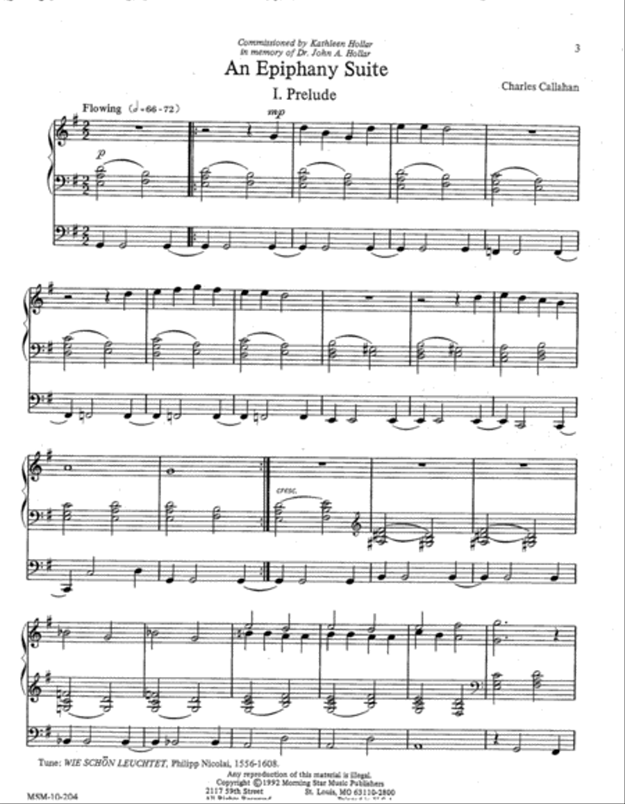 An Epiphany Suite Organ scores gallery preview page 2