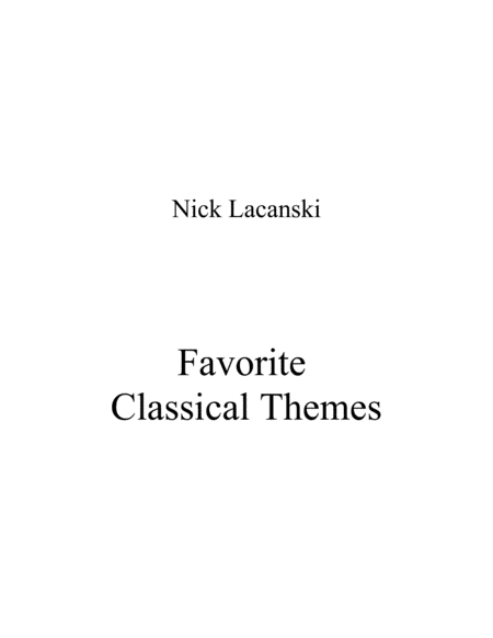 Favorite Classical Themes image number null