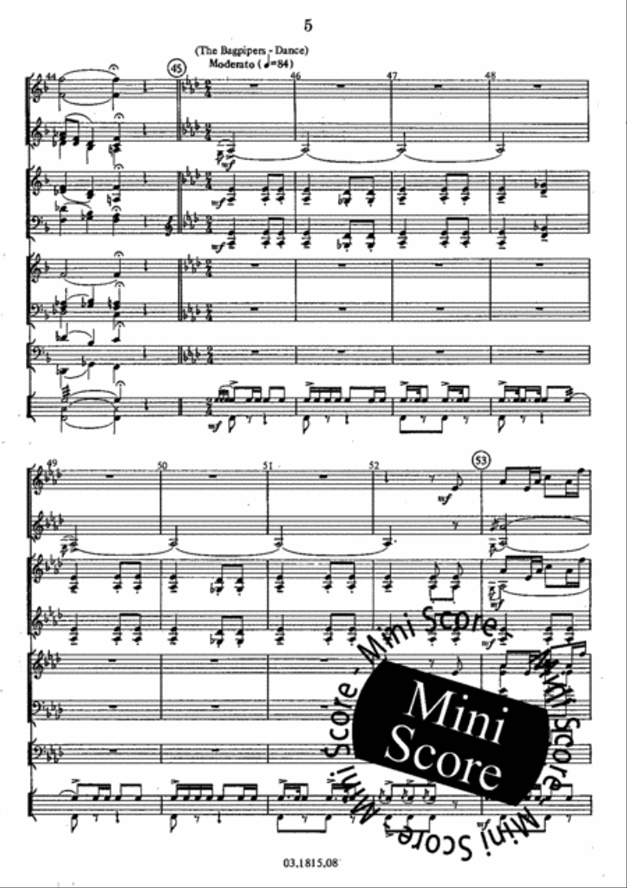 The Highlands Fanfare Band scores gallery preview page 36