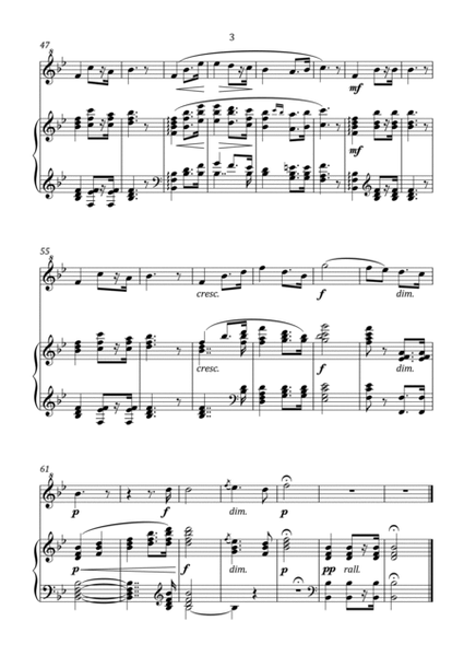 Wagner - Bridal Chorus in B-flat Major for Descant Recorder & Piano - Easy image number null