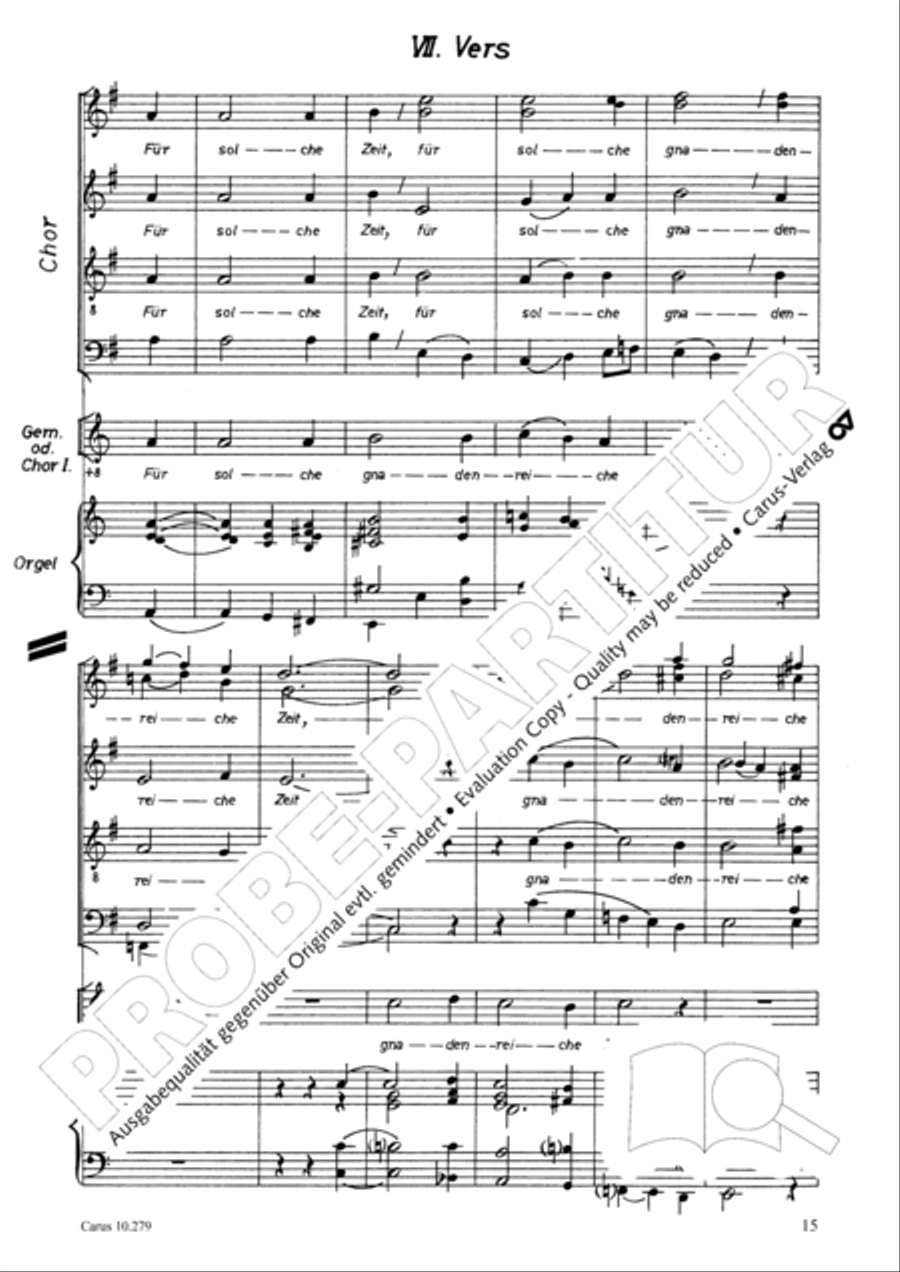 A babe is born in Bethlehem (Ein Kind geborn zu Bethlehem) 4-Part scores gallery preview page 16