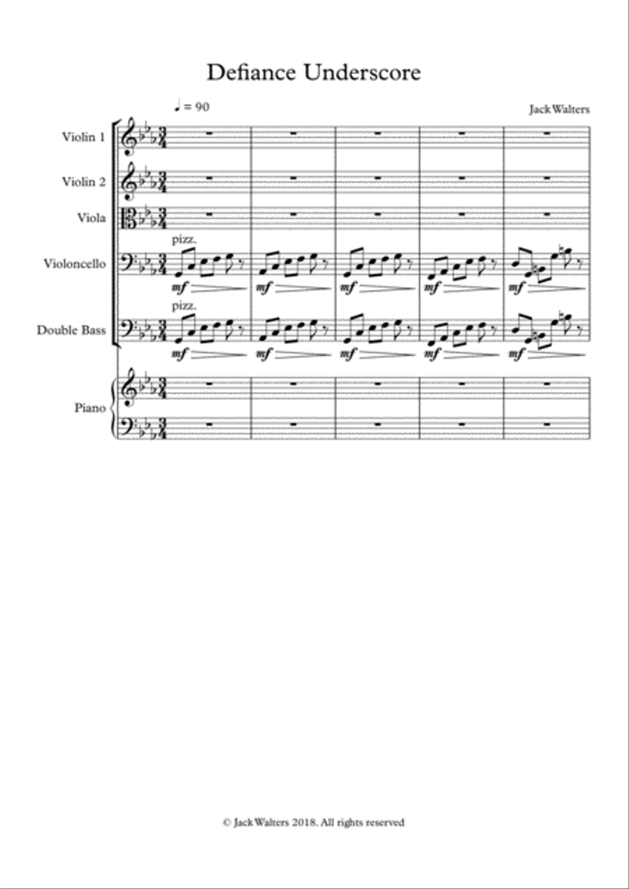 Defiance Underscore Piano Quintet scores gallery preview page 3