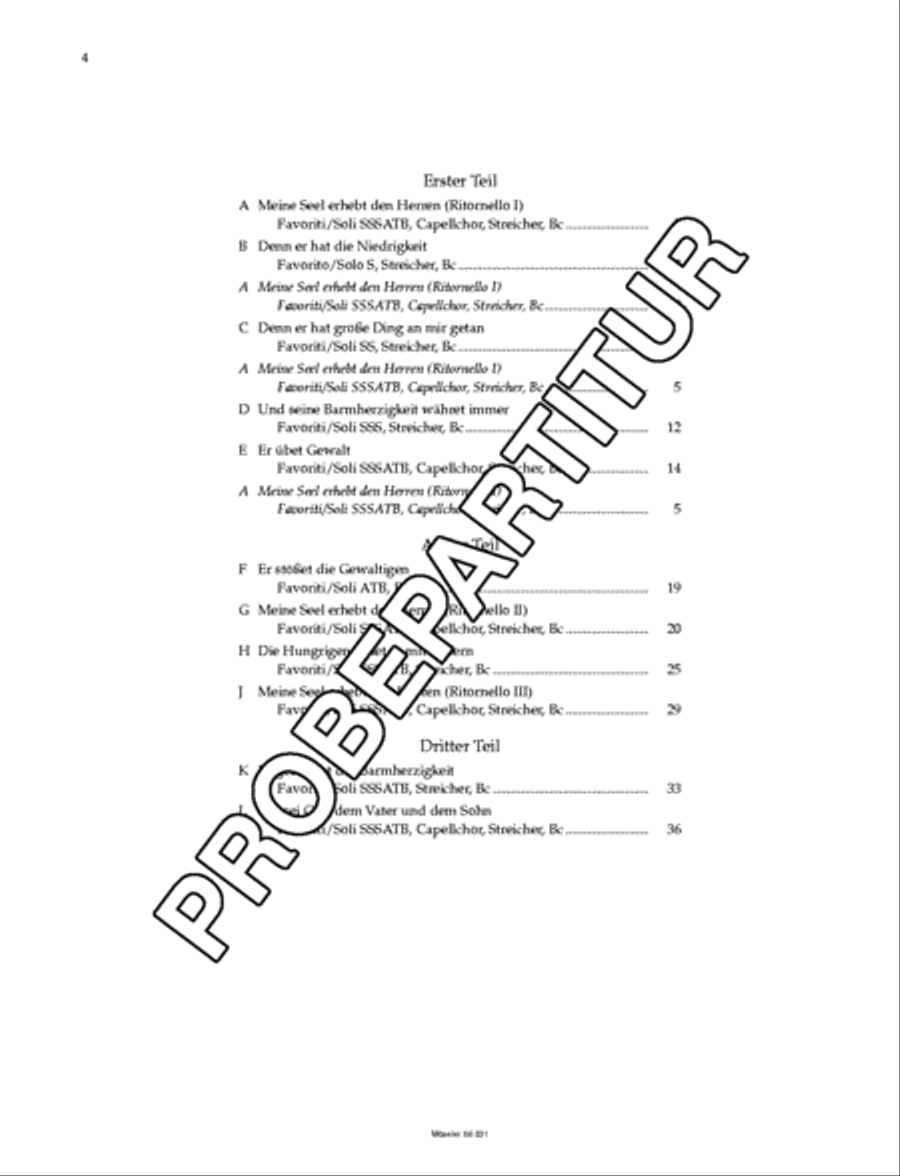Meine Seel erhebt den Herren 4-Part scores gallery preview page 5