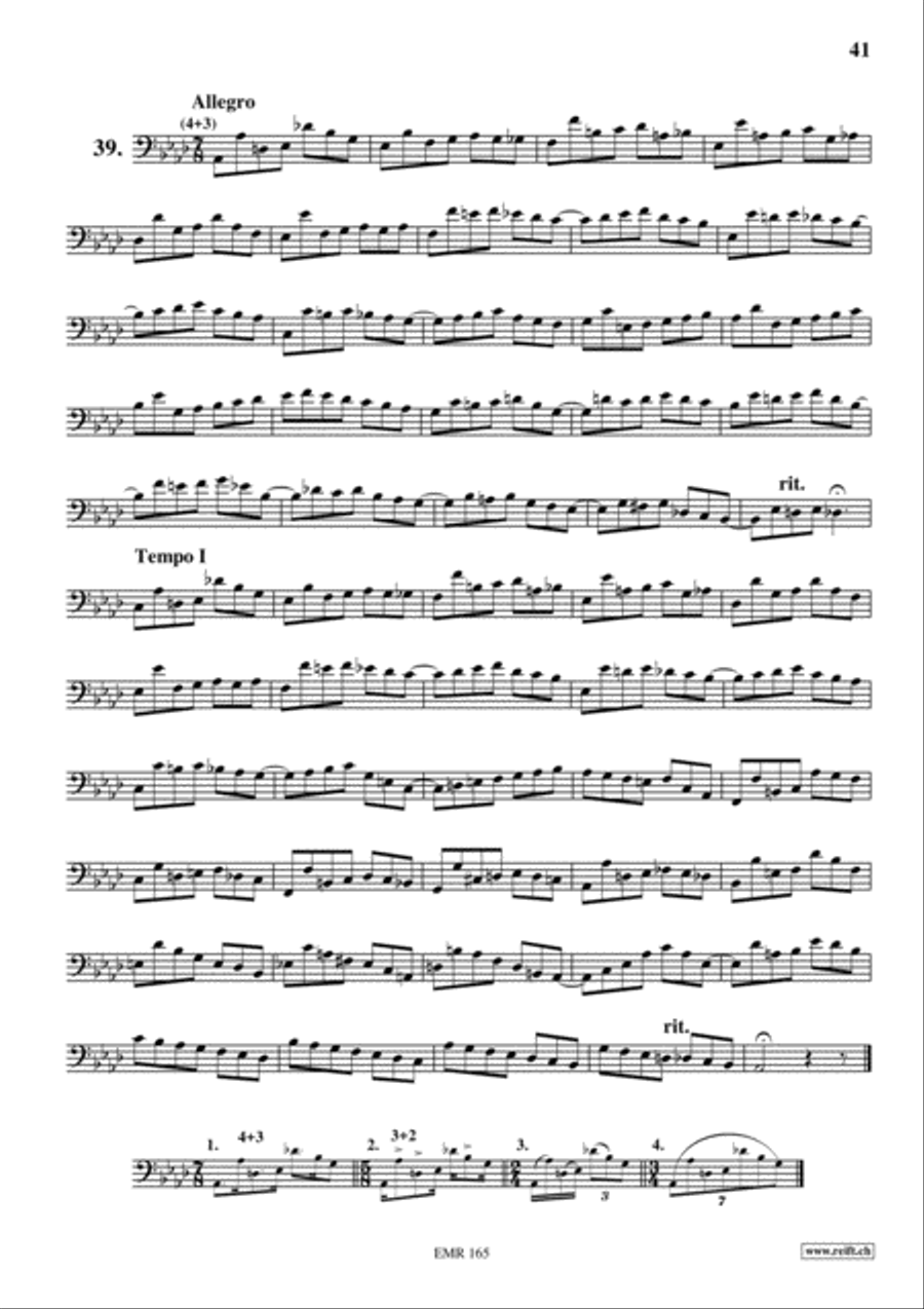 70 Studies 70 Studies Euphonium scores gallery preview page 15